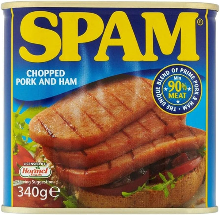SPAM CHOPPED PORK AND HAM, Carne in scatola (340g)