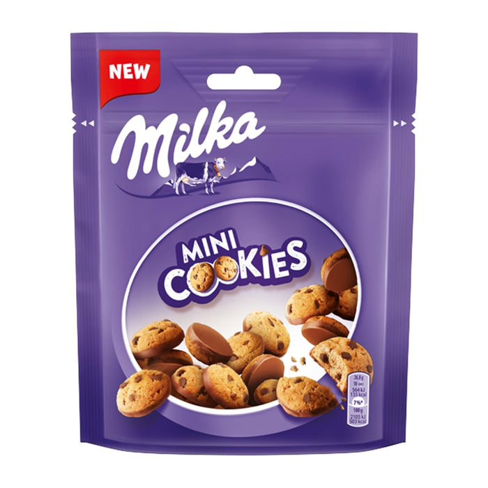 MILKA MINI COOKIES, Mini cookies con cioccolato (110g)