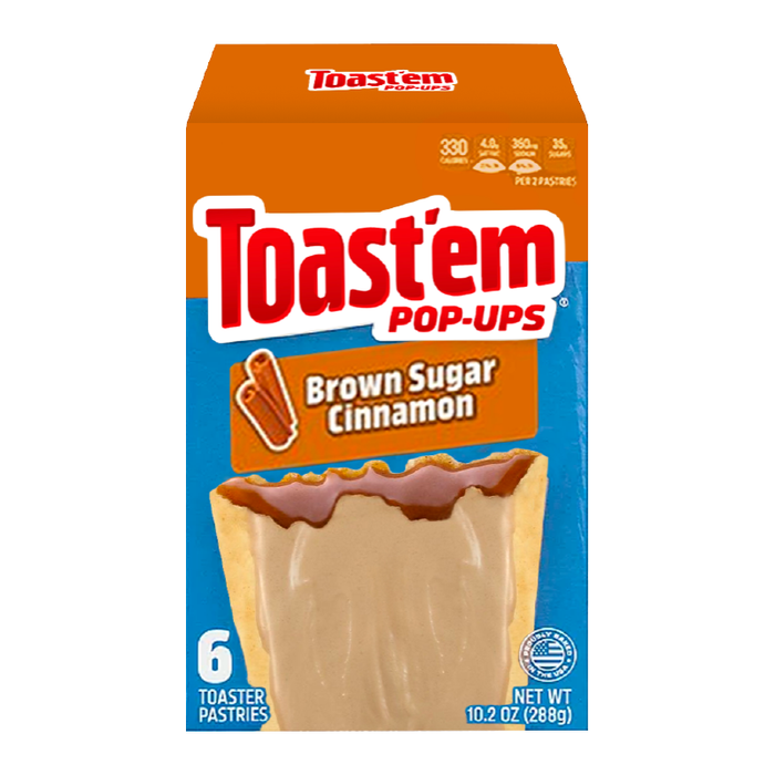 TOAST’EM POP-UPS FROSTED BROWN SUGAR CINNAMON, Tarts con cannella e zucchero di canna (288g)