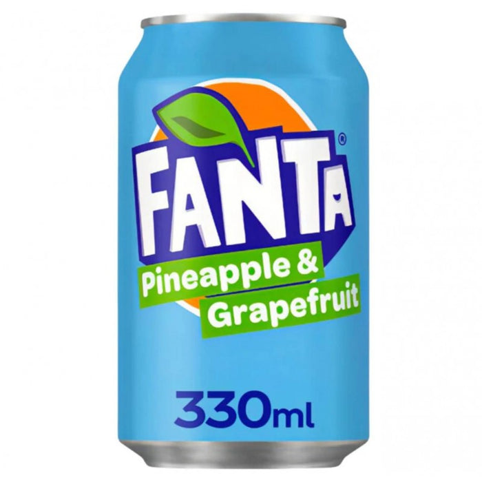 FANTA PINEAPPLE & GRAPEFRUIT, Soda gusto ananas e pompelmo (330ml)