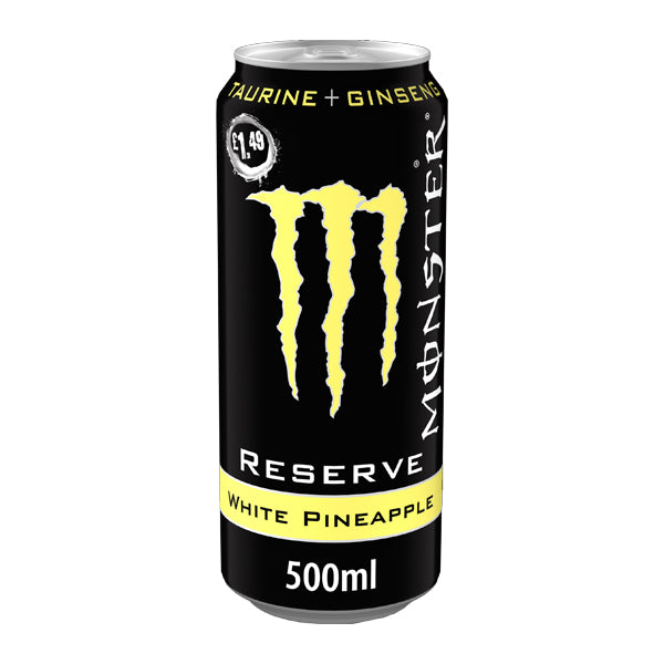 RESERVE WHITE PINEAPPLE, Energy drink gusto Ananas (500ml)