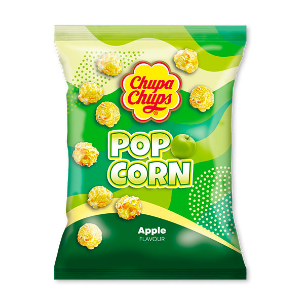 CHUPA CHUPS POPCORN APPLE, Popcorn gusto mela (110g)