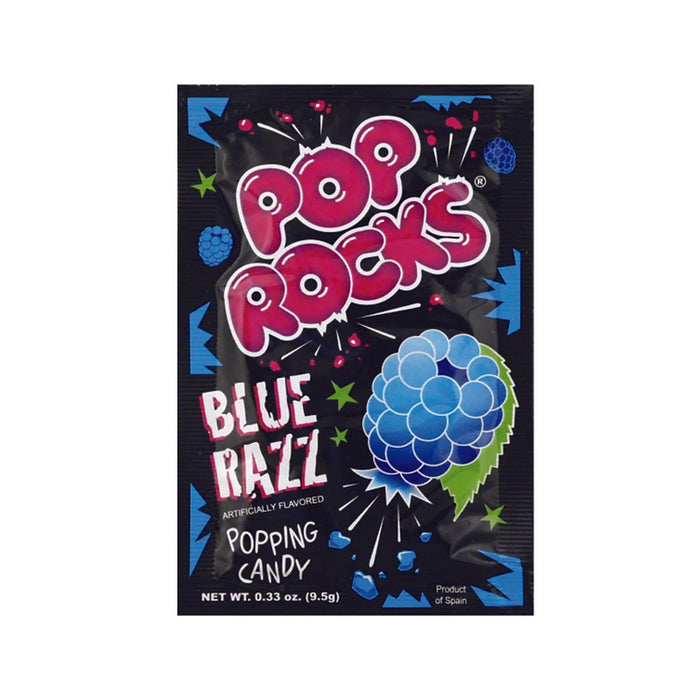 POP ROCKS BLUE RAZZ, Caramelle scoppiettanti gusto lampone blu (9,5g)