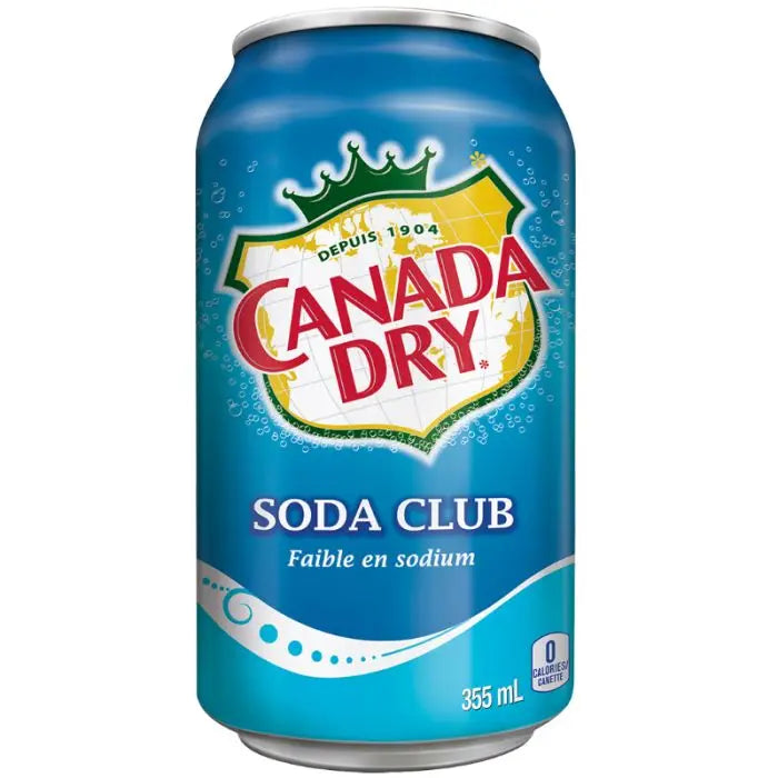 CANADA DRY CLUB SODA, Acqua gassata (355 ml)