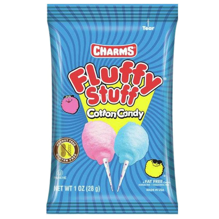 CHARMS FLUFFY STUFF COTTON CANDY, Zucchero filato (28g)