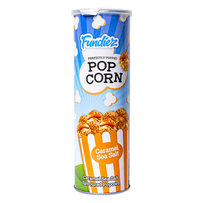 FUNDIEZ POPCORN SEASALTCARAMEL, Popcorn gusto caramello salato (70g) —  AffamatiUSA
