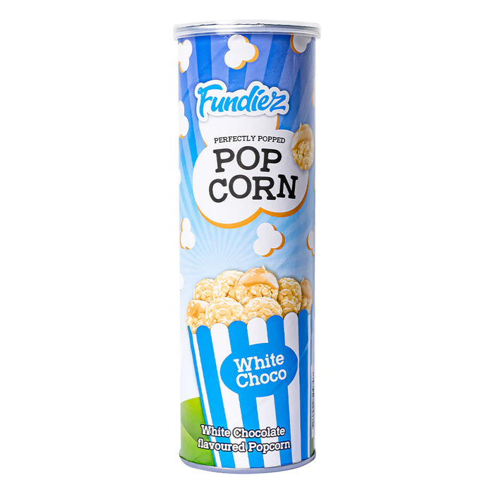 FUNDIEZ POPCORN WHITE CHOCO, Popcorn gusto cioccolato bianco (70g)