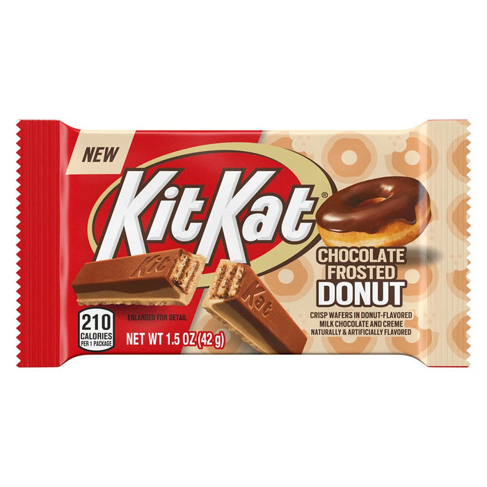 KIT KAT FROSTED DONUT, Wafer KitKat gusto Donut al cioccolato (42g)