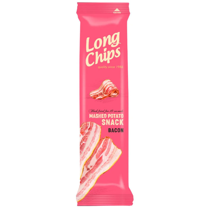 LONG CHIPS BACON, Patatine lunghe gusto bacon (75g)