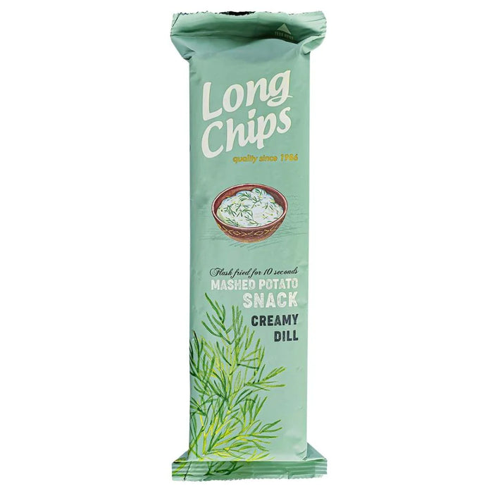 LONG CHIPS CREAMY DILL, Patatine lunghe gusto crema di aneto (75g)