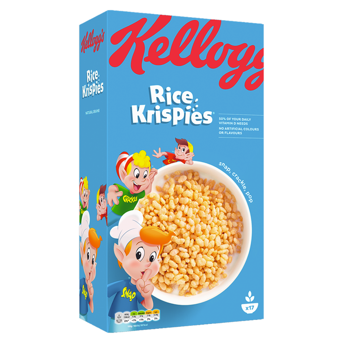 KELLOGG'S RICE KRISPIES, Cereali di riso soffiato (340g)